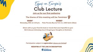Club lecture: Feminism @ Piola Piccola